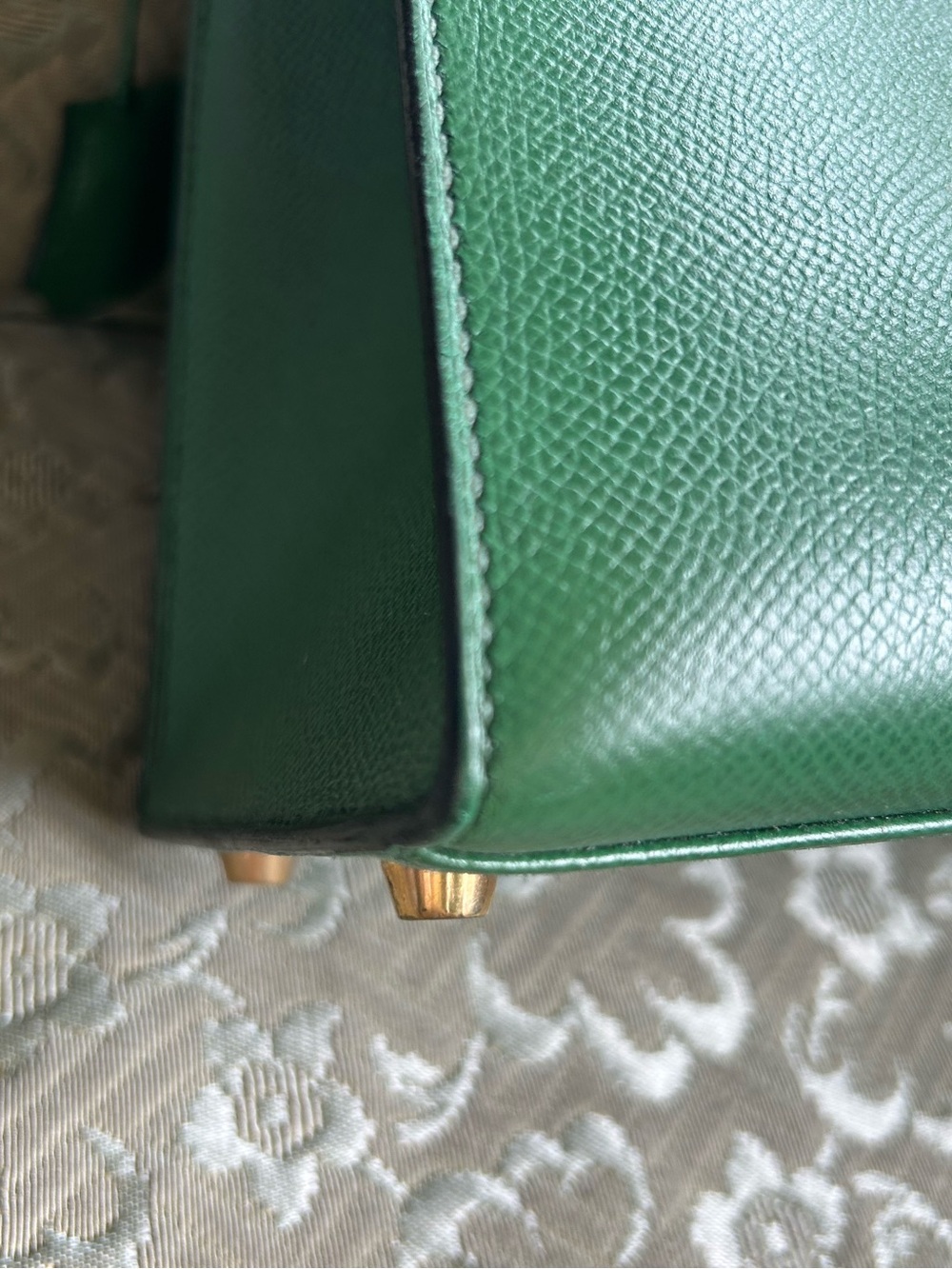 Vintage Hermes Kelly  Rigid 32 Cm bag - Picture 6 of 15
